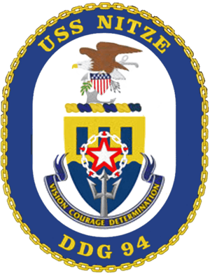 USS Nitze DDG-94 Crest