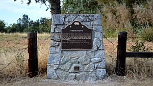 Plaque in Virginiatown