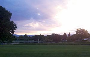 Athmar Park on the east side of Huston Lake