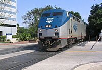 Amtrak 139 south across Central