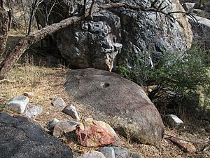 Bedrock Mortar Madera Canyon Arizona 2014