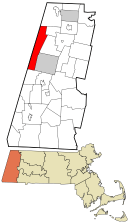 Location in Berkshire County and the state of Massachusetts.