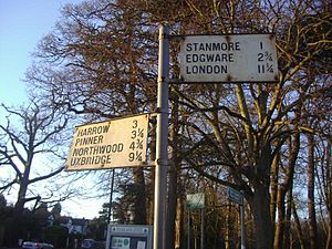 Clamp Hill sign gone 2010