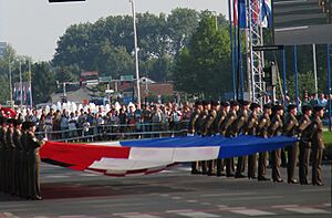 Croatian Armed Forces cadets, Military Parade, Zagreb, 4-8-2015