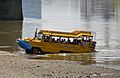 Duck Tour boat beaching