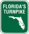 Florida's Turnpike marker