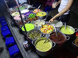 Food stand in Huế