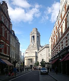 Freemasons' Hall from Long Acre