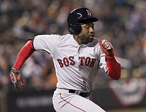 Jackie Bradley, Jr. on April 3, 2014