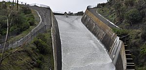 Lexington Reservoir Spillway, Dam, (4)