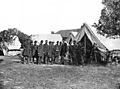 Lincoln and generals at Antietam