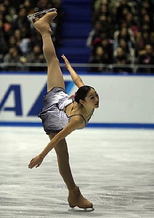 Mirai Nagasu Spiral 2008 NHK Trophy