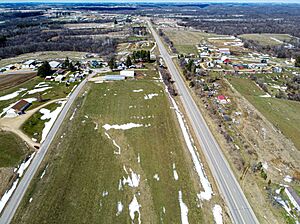 US-61 goes through town