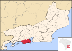 Location in the state of Rio de Janeiro