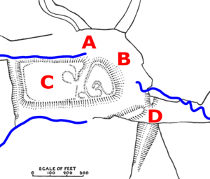 Sauvey Castle plan