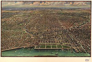 1916 Chicago map