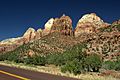 Along the Zion Canyon