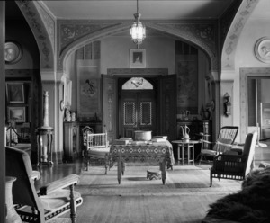 Court Hall looking towards the main entrance, Olana