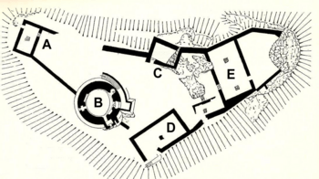 Dolbardarn castle plan