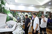 Duterte at Henry Sy wake