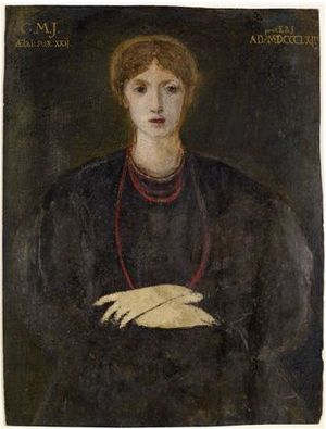 Edward Burne-Jones Portrait of Georgiana Burne-Jones 1863