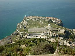 Europa Point from above