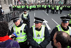 G20 police lines