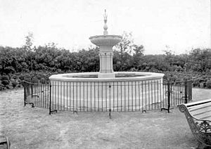 Gotts Park fountain