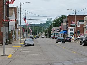 5th Street, Lacon, view towards the Illinois River