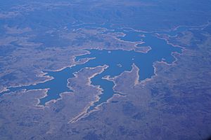 Lakeeucumbenefrom sky