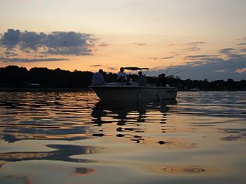 Manhasset Bay West Side Sunset Fishing