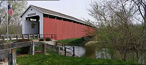 Matthews Indiana CoveredBridge exterior