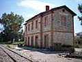 Messologi station building