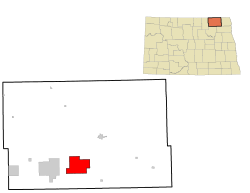 Location of Loma, North Dakota