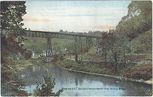 Rosendale trestle postcard