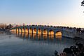 Seventeen Arch Bridge at winter solstice sunset (20201222160213)