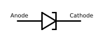 Tunnel diode symbol