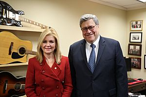 William Barr and Marsha Blackburn