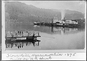 1875 punt and flour mill, Ngāruawāhia