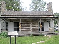 Abram Alley Log Cabin, Columbus, TX IMG 8238