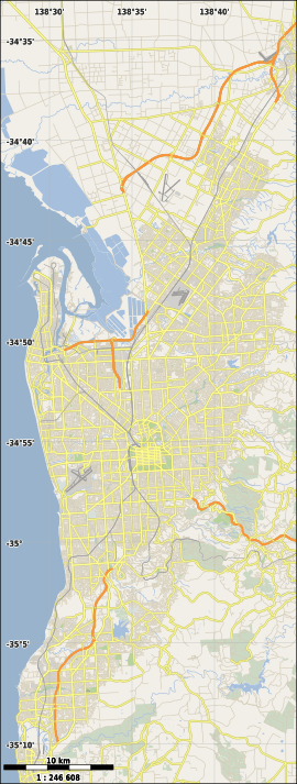 Gawler is located in Greater Adelaide