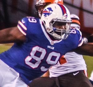 Chris Gragg in a Buffalo Bills jersey