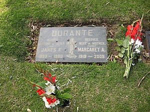 Jimmy & Margaret Durante's grave