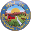 Official seal of Moore Township