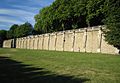 Mur de la terrasse haute dit de beauvais chateau de meudon