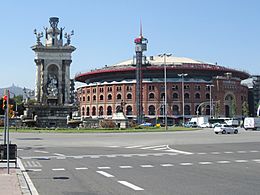 Placa d'espanya arenas de barcelona