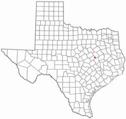 Location of Kosse, Texas