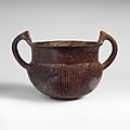 Terracotta two-handled bowl MET DP132251