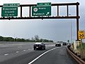 2020-07-11 17 33 35 View north along New Jersey State Route 444 (Garden State Parkway) at Exit 163 (New Jersey State Route 17 NORTH, Mahwah) in Paramus, Bergen County, New Jersey