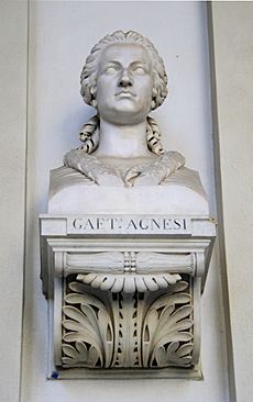 5407 - Palazzo di Brera, Milano - Busto a Gaetana Agnesi - Foto Giovanni Dall'Orto, 1-Oct-2011